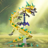 Lego MOC Zelda Master Sword with Dragon