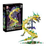 Lego MOC Zelda Master Sword with Dragon