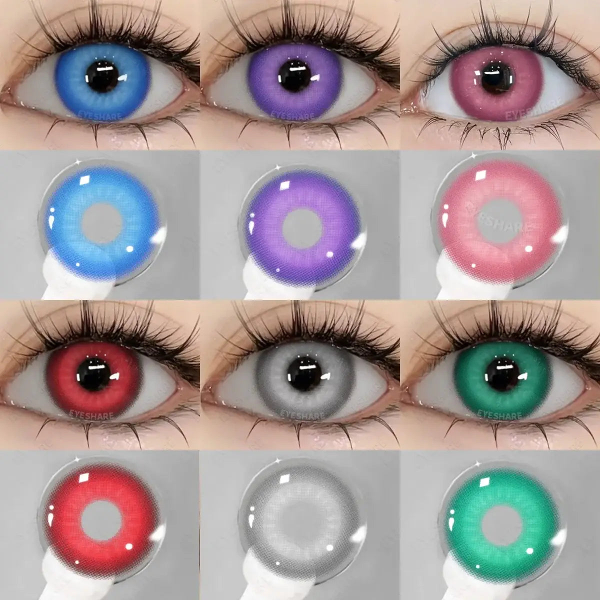 Nebula Colored Halloween Contact Lenses