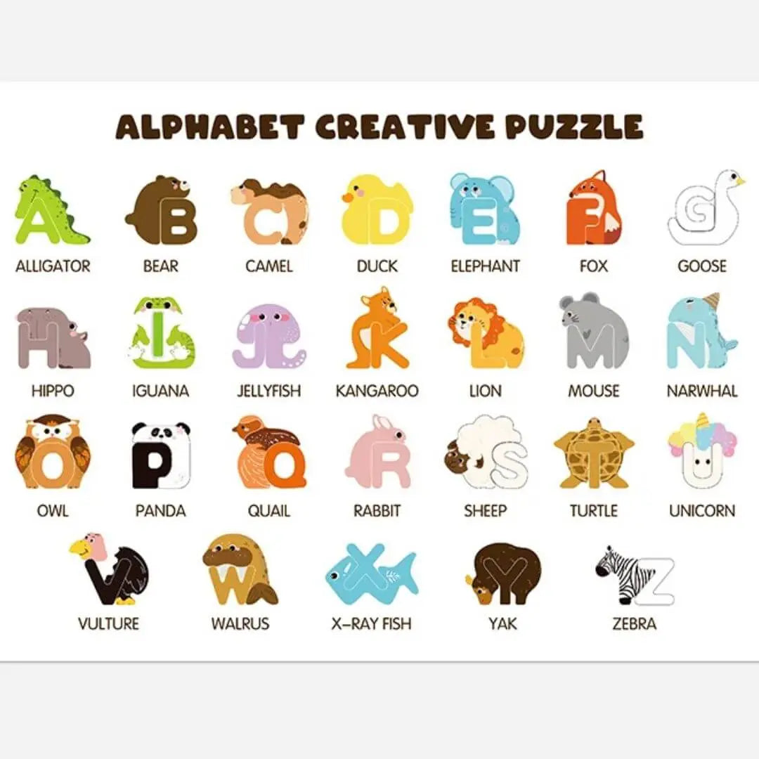 Wooden Alphabet Puzzle – ABCPlay™