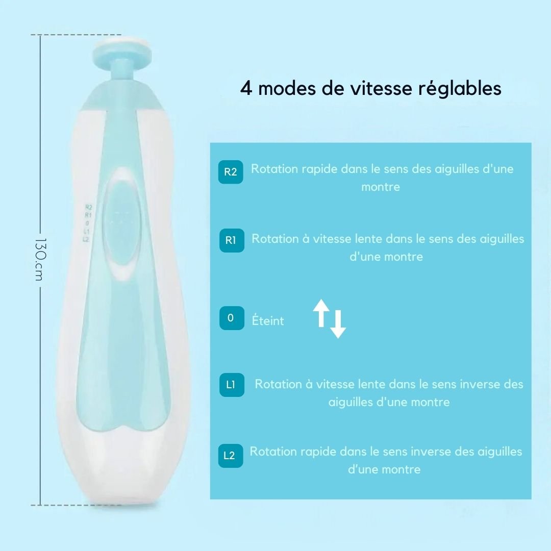Lima per unghie per neonati | Electric Nail File ™