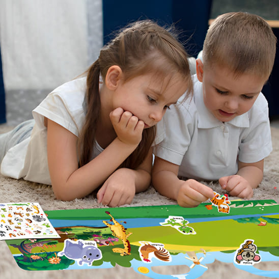 Children's book 2 years old | ReusableBook