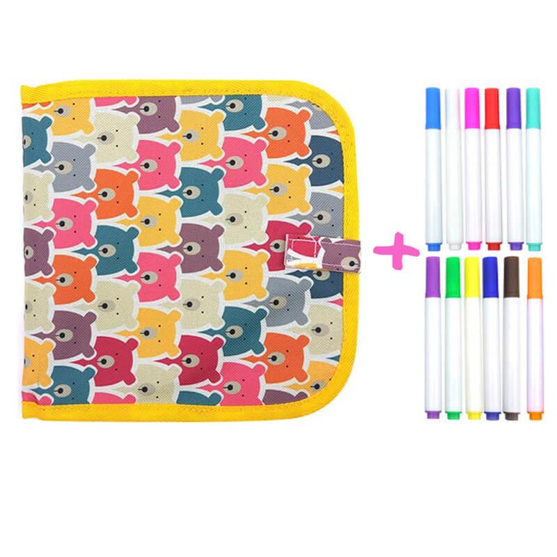 Livre de dessin pour enfant + 12 feutres ColorBook™