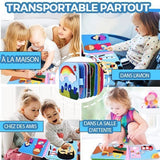 Livre pour bebe en tissu | Livre en tissu bébé Montessori 3D™