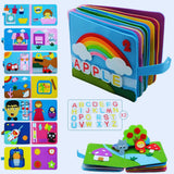 Livre pour bebe en tissu | Livre en tissu bébé Montessori 3D™ - Esther