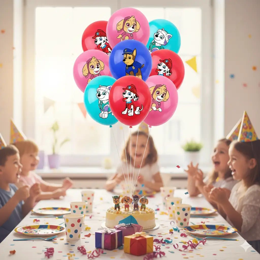 Lot of 10 Paw Patrol Balloons