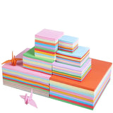Lot 100 Origami Paper Square Double-Sided Solid Color