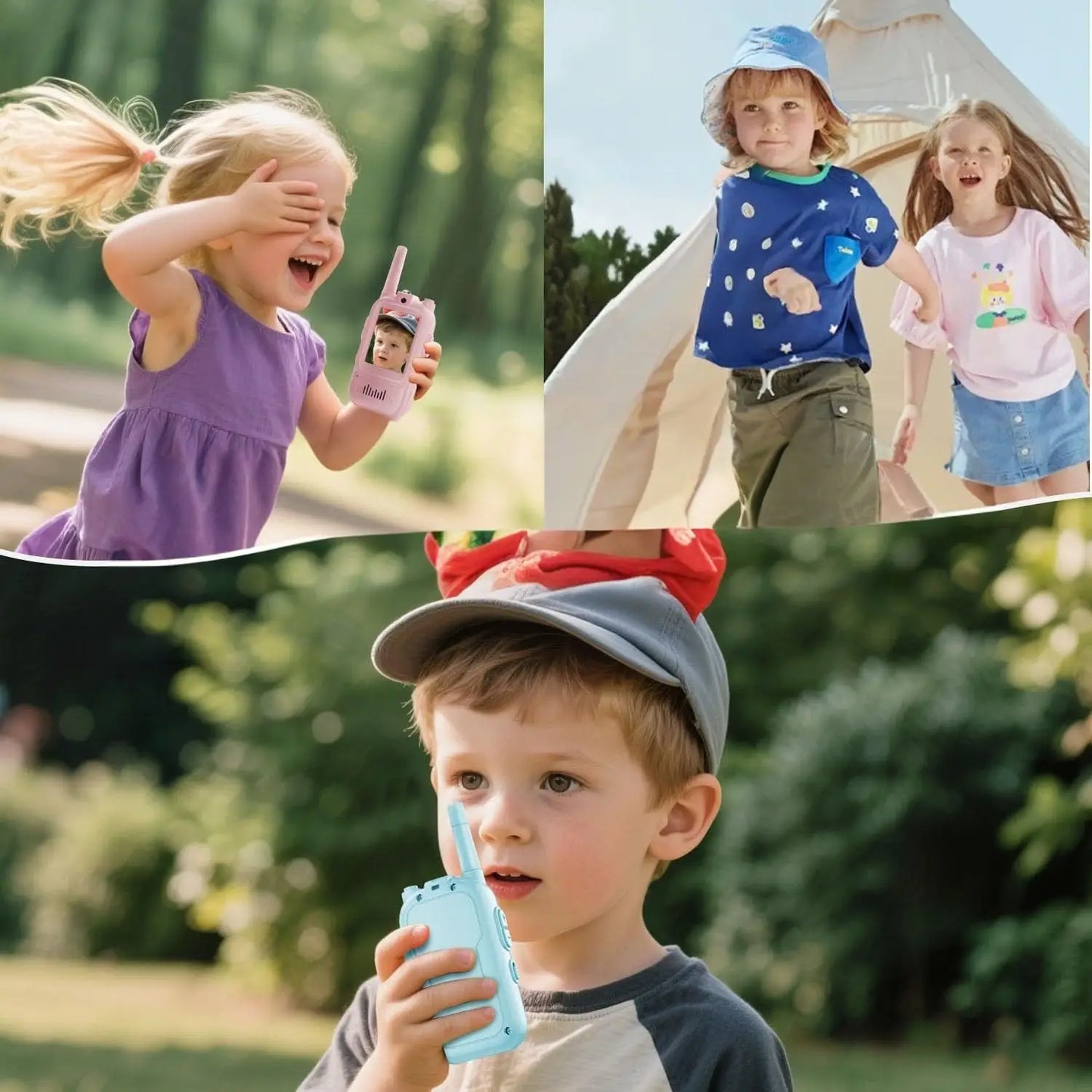 2 Rechargeable Walkie Talkies for Kids