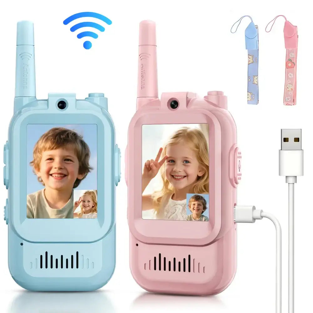 2 Rechargeable Walkie Talkies for Kids