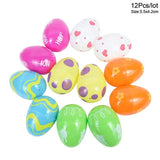 Lot of 24 Easter Eggs Colors