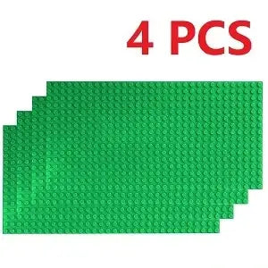 Lot of 4 Lego Moc Baseplates
