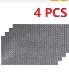 Lot of 4 Lego Moc Baseplates