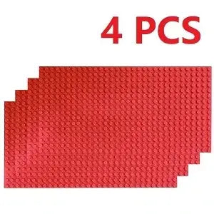 Lot of 4 Lego Moc Baseplates