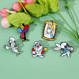 Lot of 5 Alice in Wonderland Pin Badges