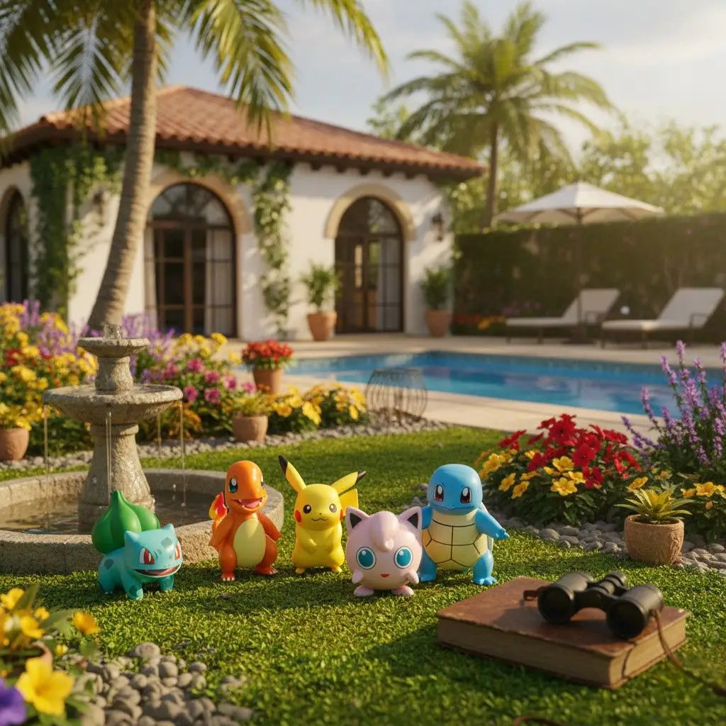 Lotto 6 statuine Pokémon