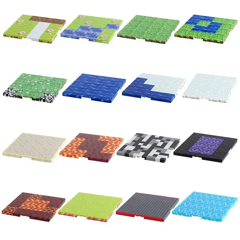 Lot of 6 Minecraft Magnetic Plates