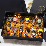 Lot de 6 Pièces Figurines de Collection Naruto
