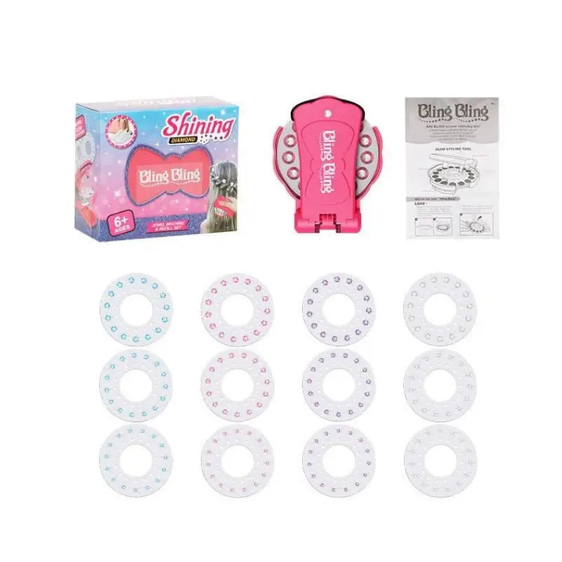 Automatic diamond pearl ornament machine