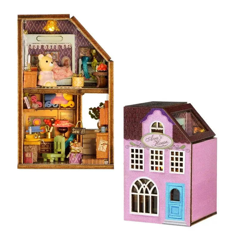 Maison de Poupée en Bois