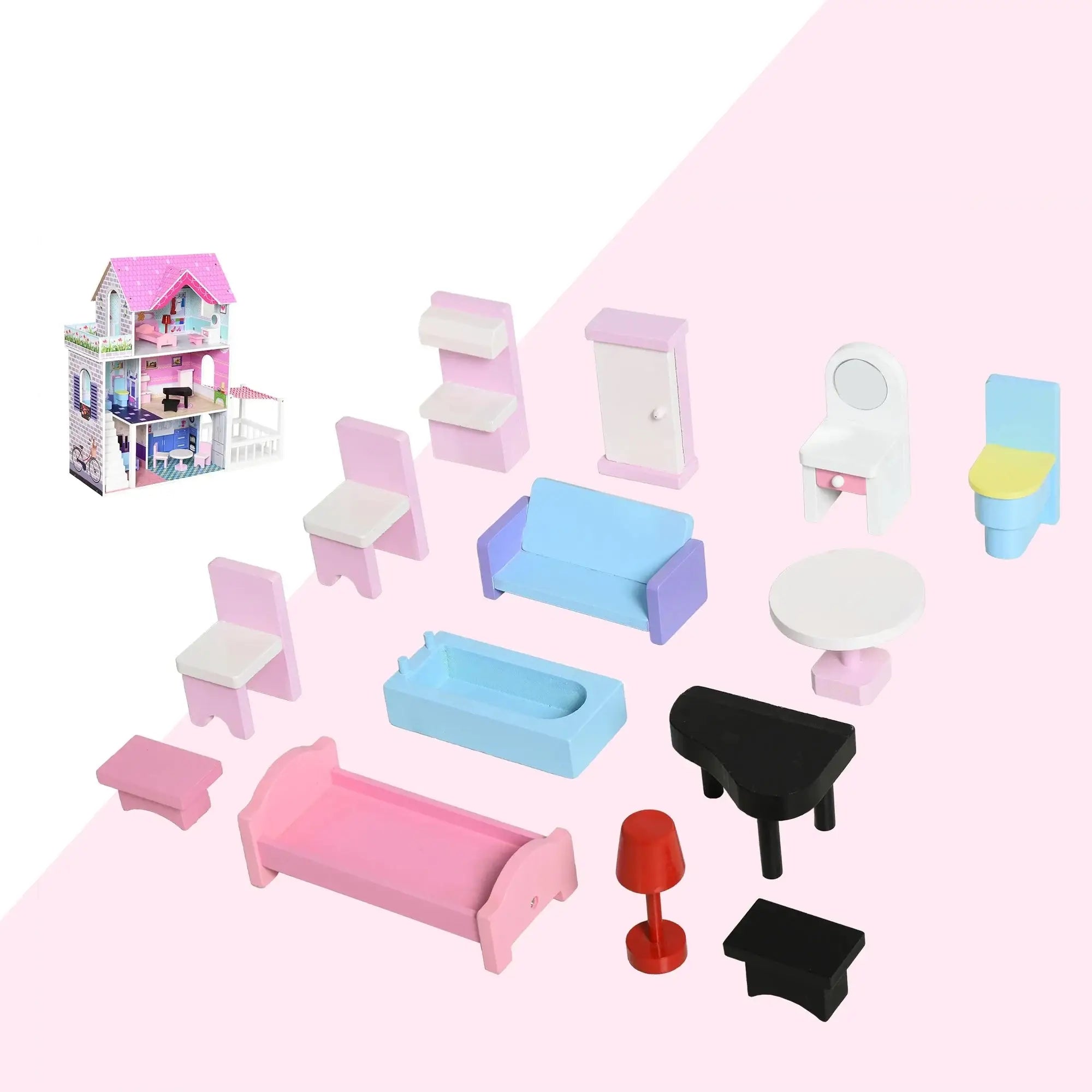 3-storey dollhouse