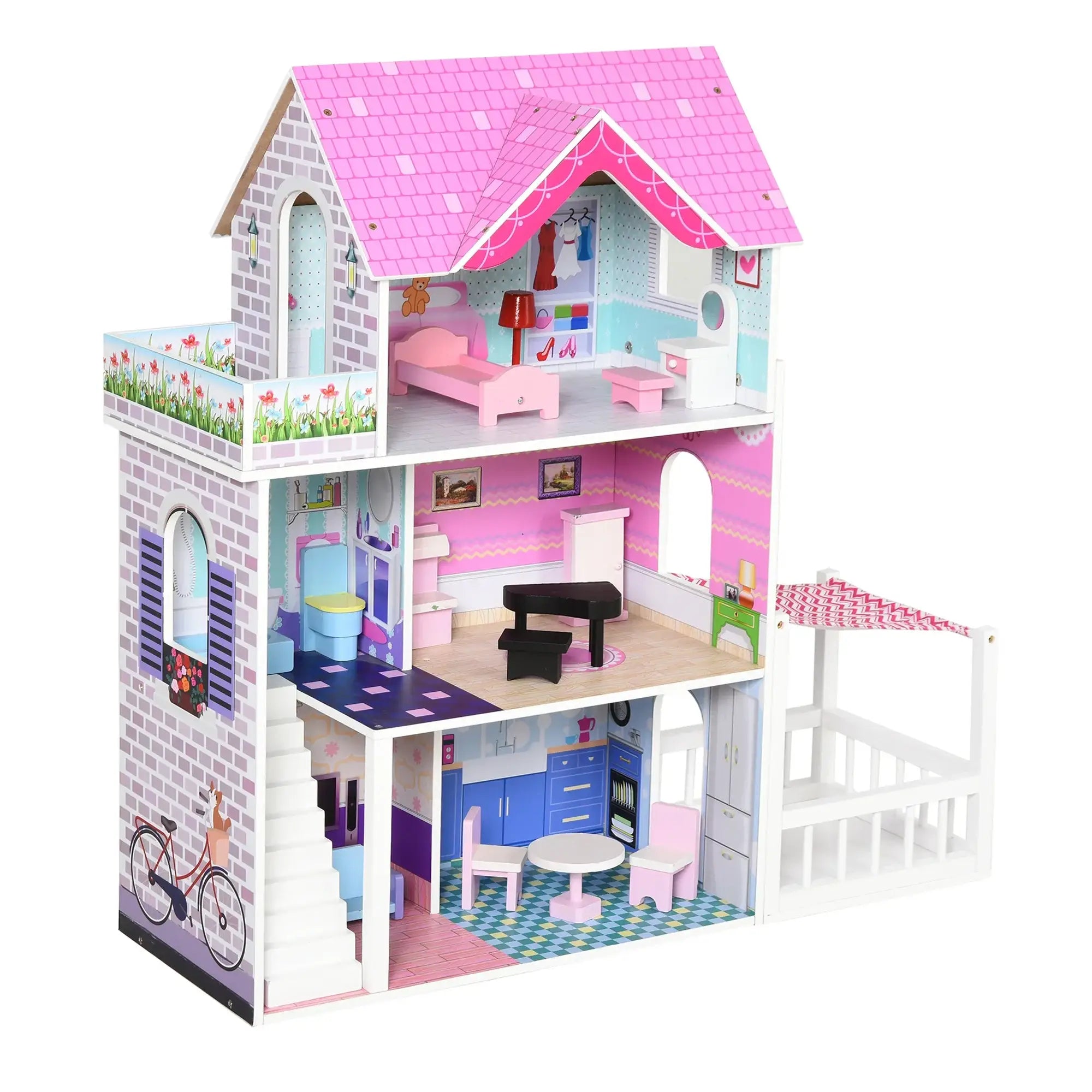 3-storey dollhouse
