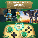 Nintendo Switch OLED Green Gold Zelda TOTK Controller