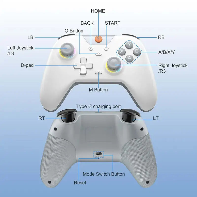 Manette Pro Gaming Bluetooth Switch 2 PC