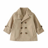 Baby double-breasted trench coat 1 to 3 years