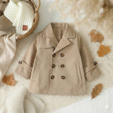 Baby double-breasted trench coat 1 to 3 years