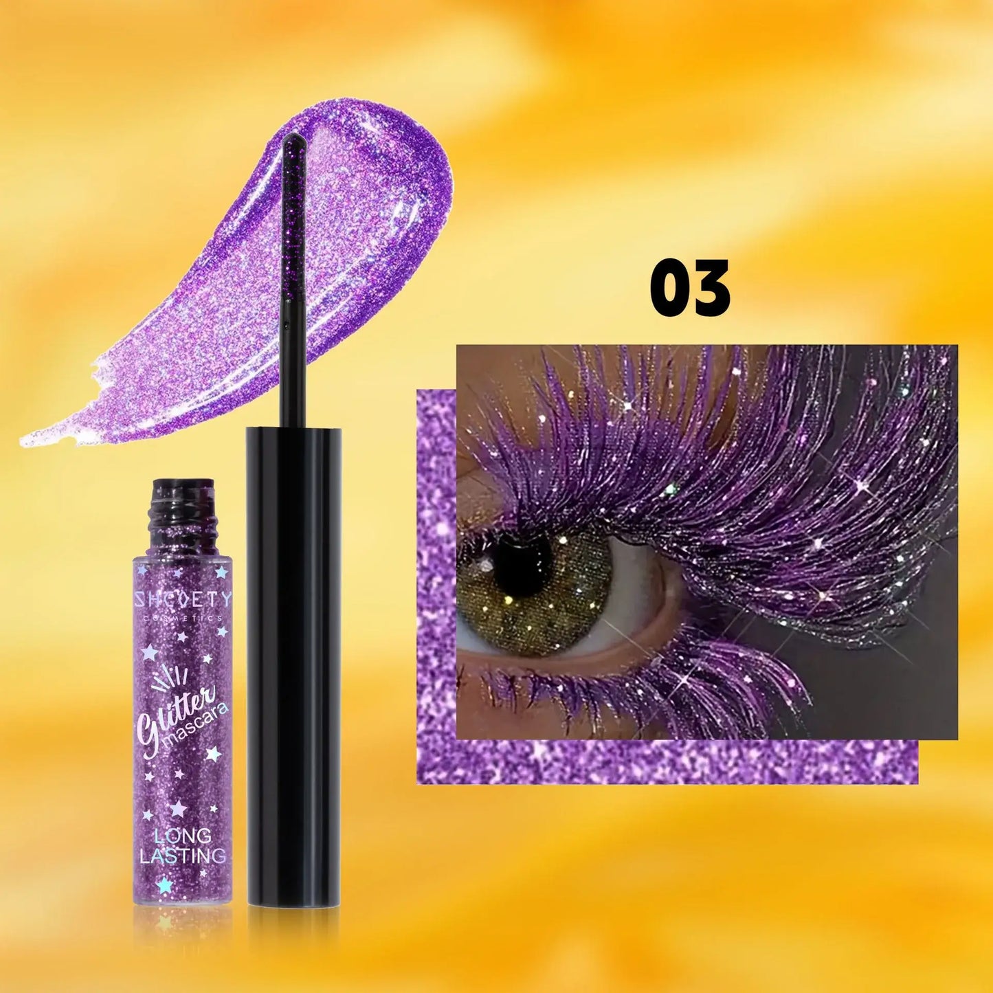 Party Makeup Shimmery Mascara 3 Colors