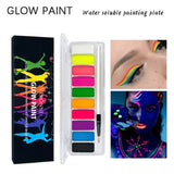 Neon Fluorescent Face Paint
