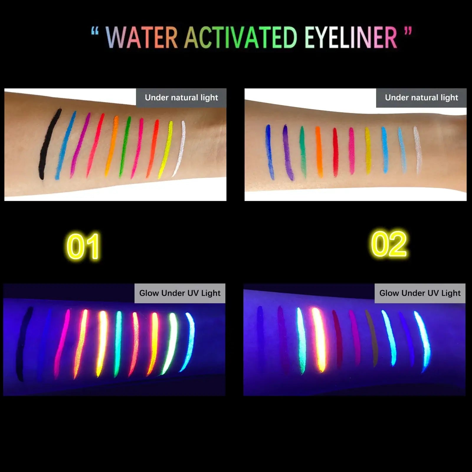 Neon Fluorescent Face Paint