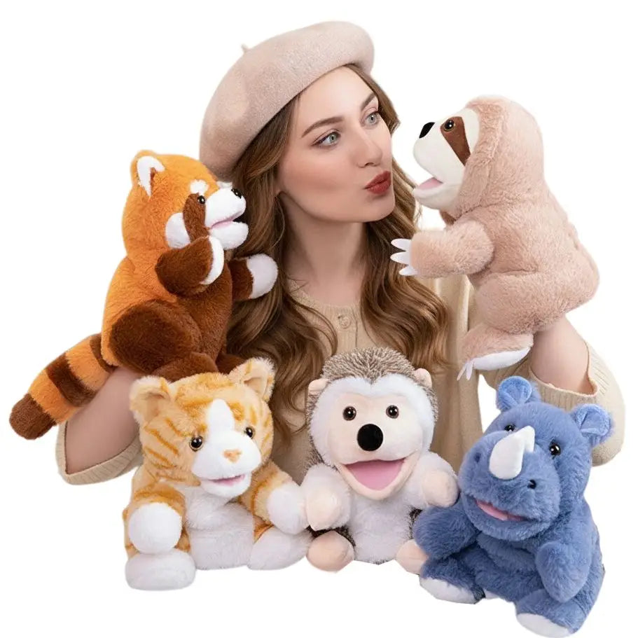 Plush Animal Hand Puppets