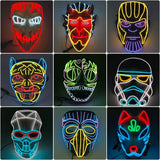 Halloween LED Neon Mask