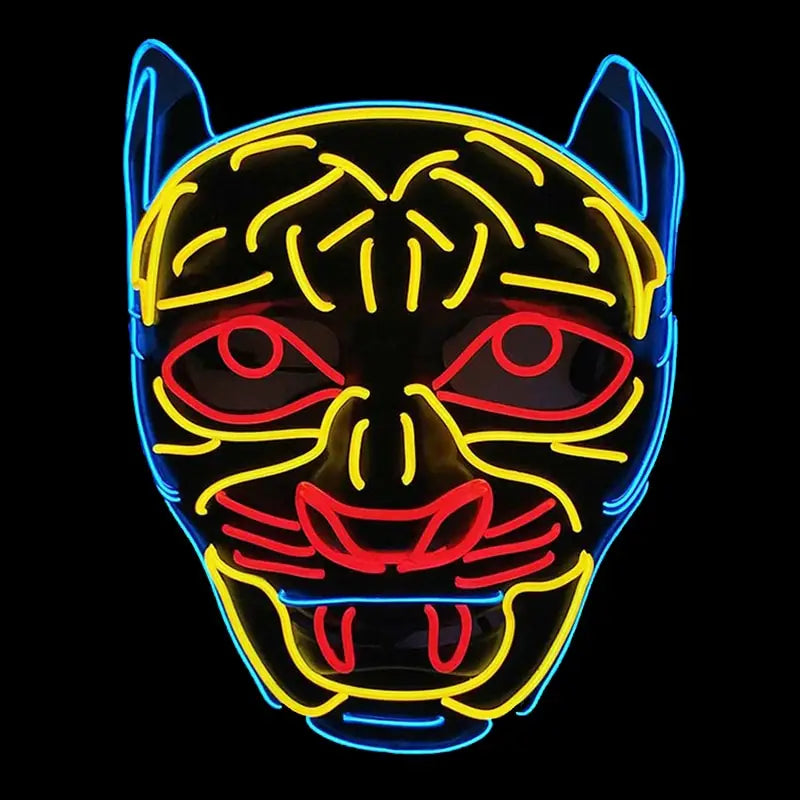 Halloween LED Neon Mask