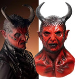 Maschera Horreur Diavolo Rosso Halloween