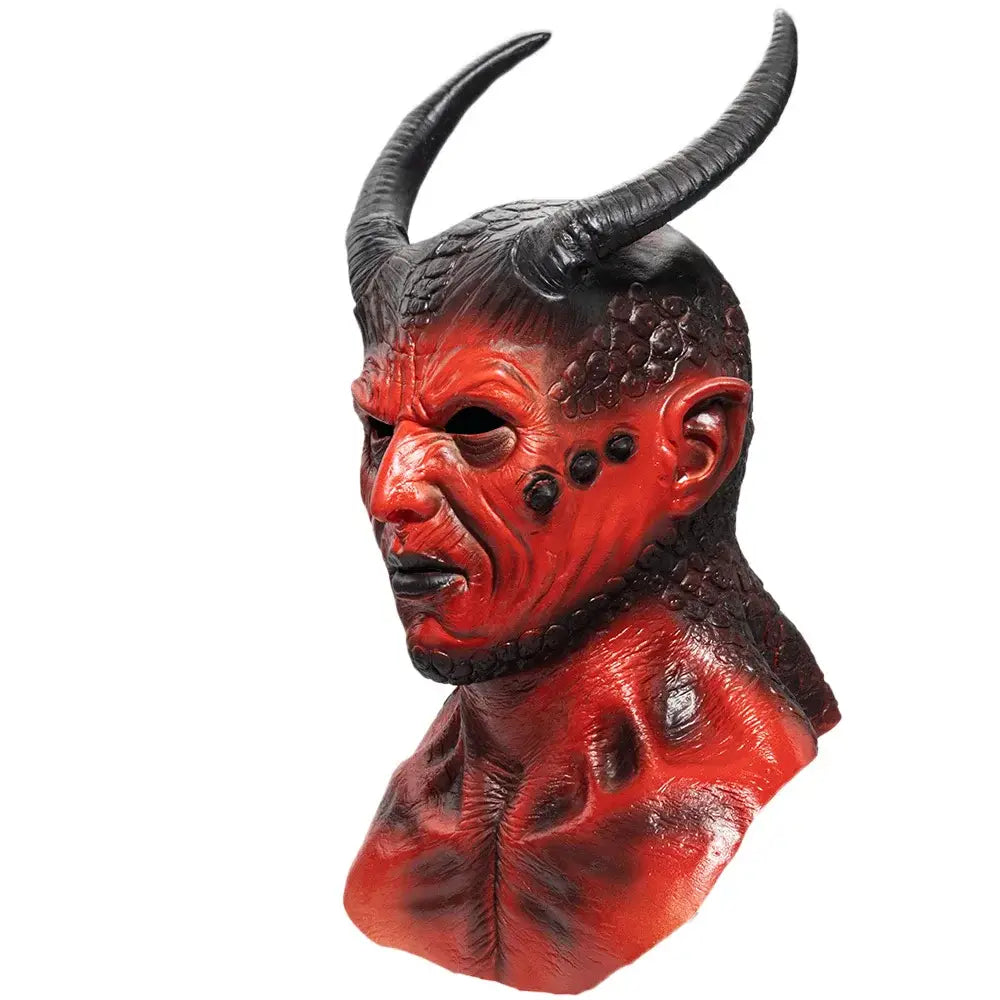 Maschera Horreur Diavolo Rosso Halloween