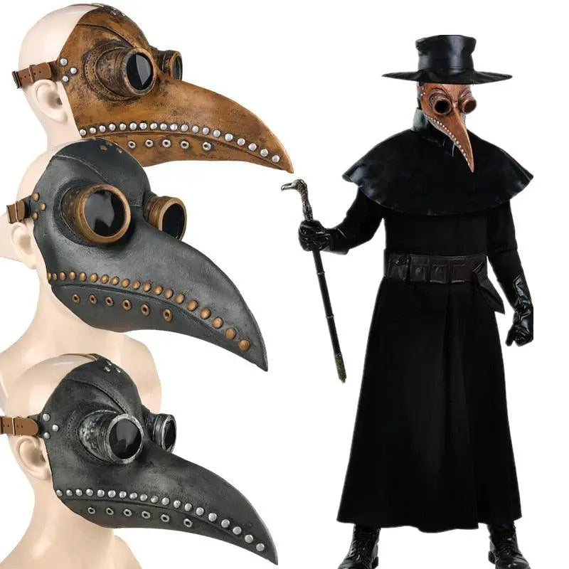 Halloween Steampunk Doctor Bird Latex Mask