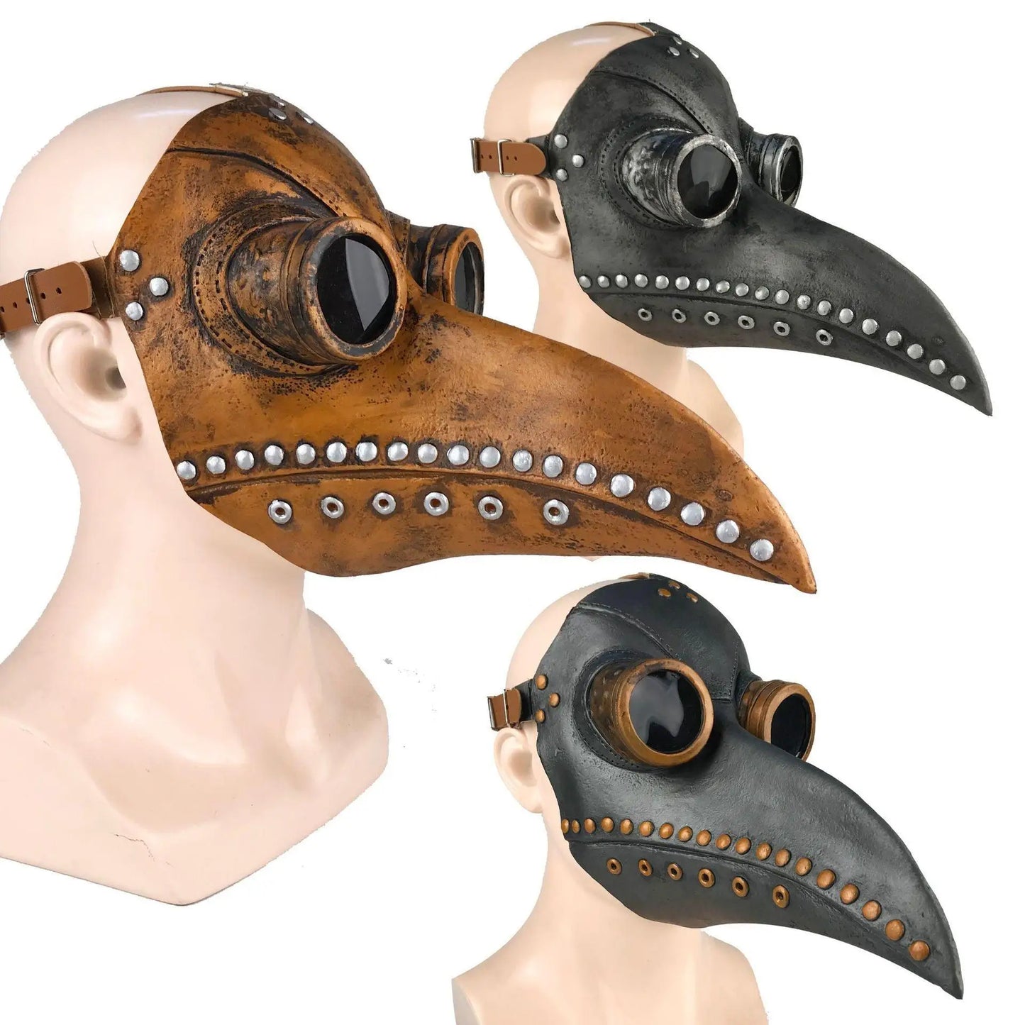 Halloween Steampunk Doctor Bird Latex Mask