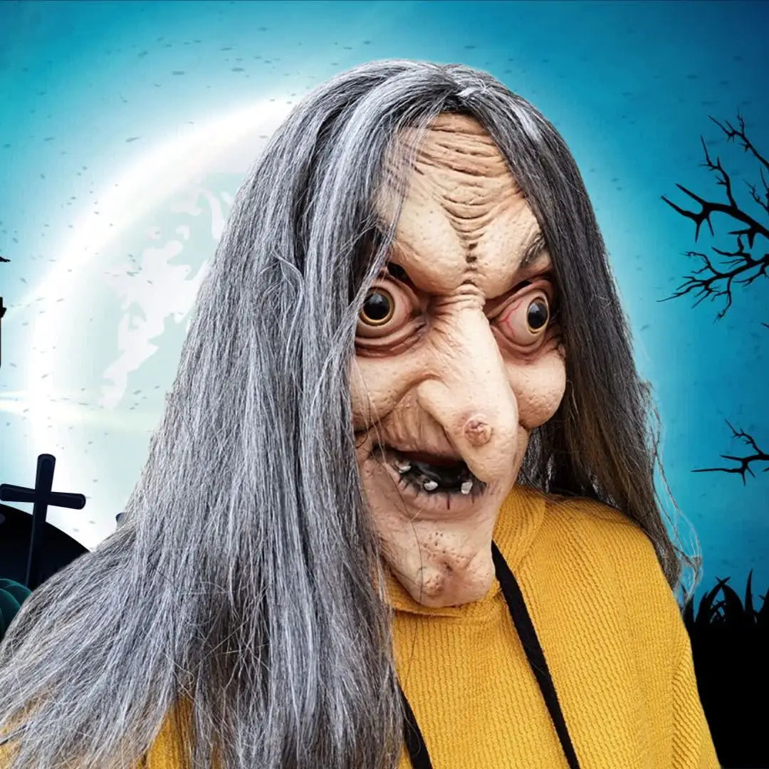 Scary Witch Halloween Mask