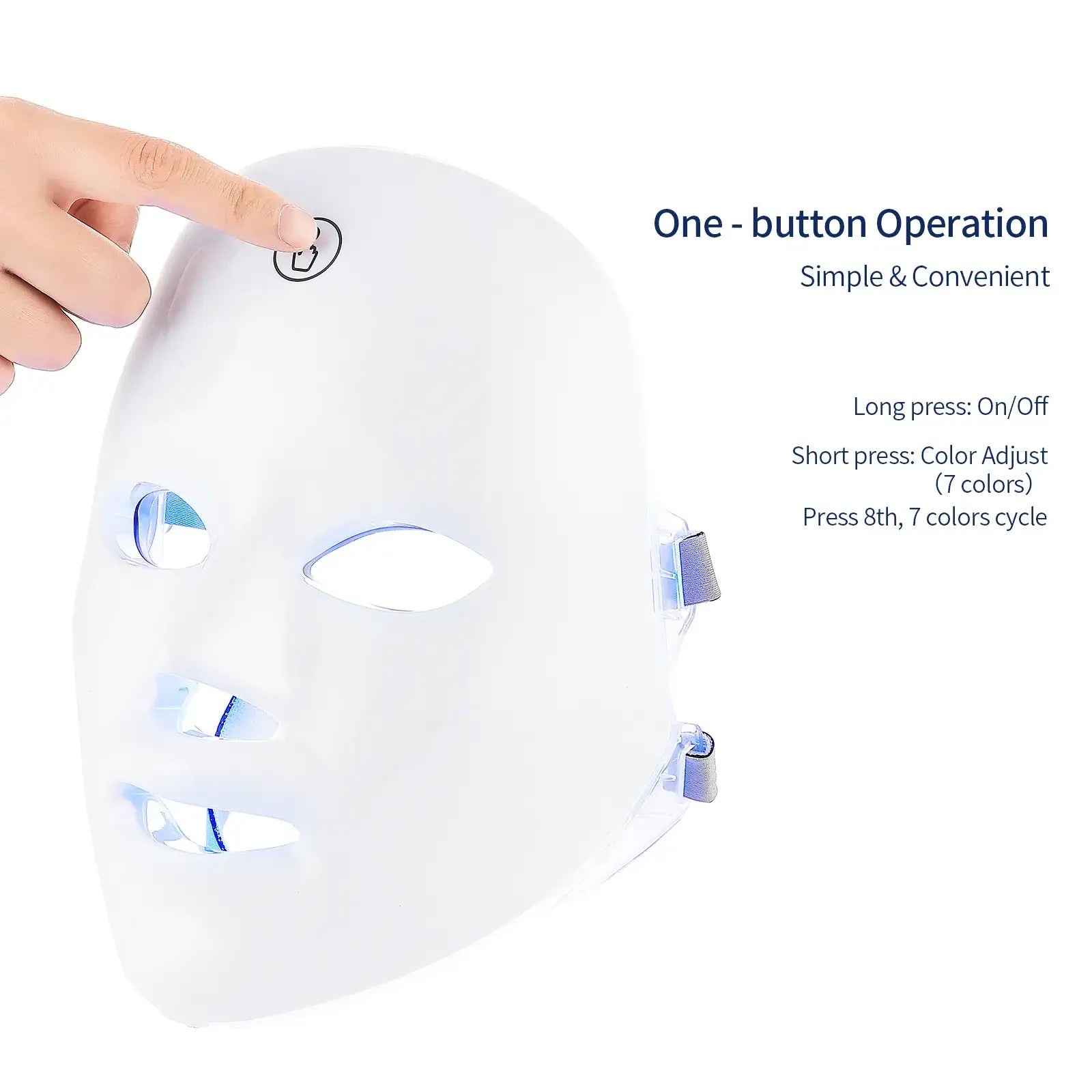 LED photon therapy face mask