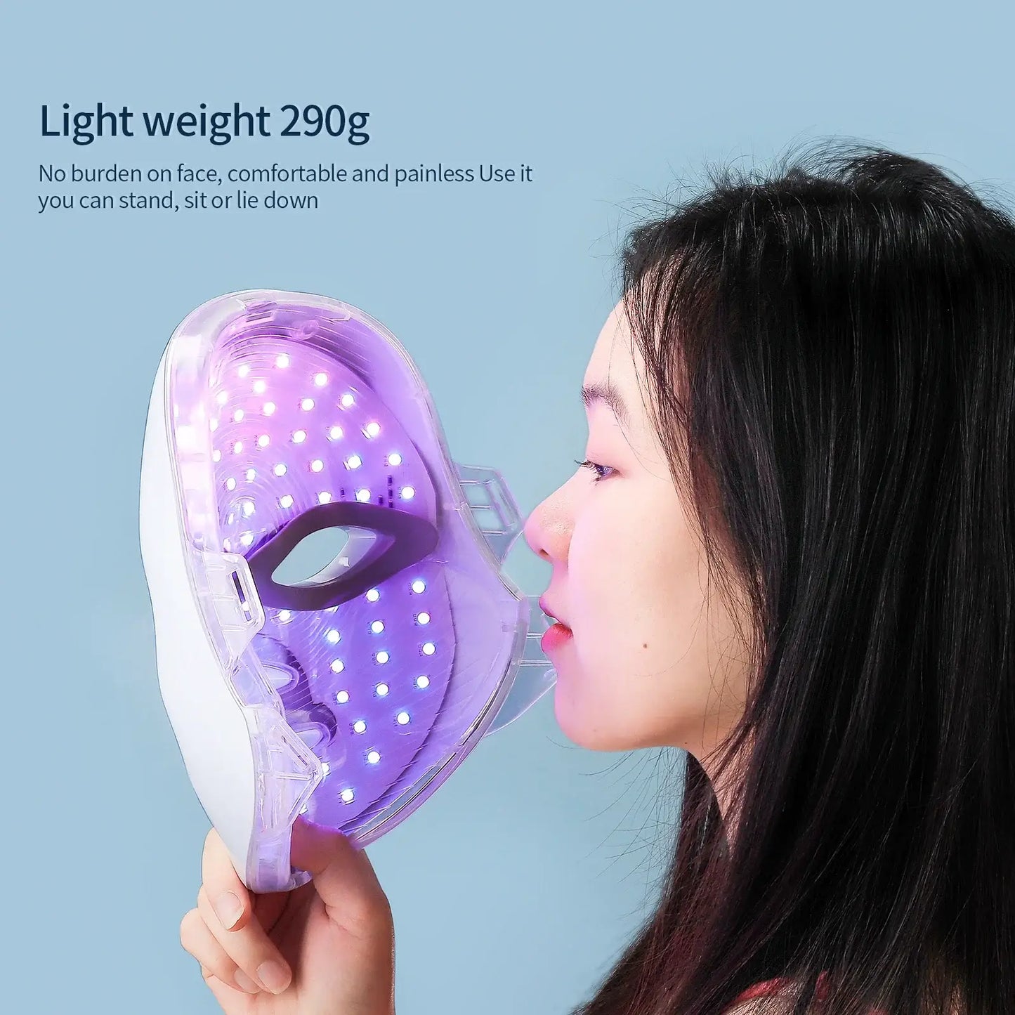 LED photon therapy face mask