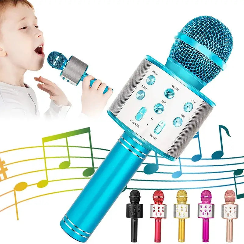 Portable Karaoke Microphone for Kids