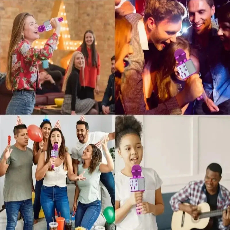 Portable Karaoke Microphone for Kids