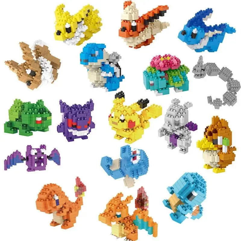 Mini Brick Pokémon Figurines