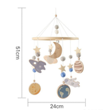 *SPACE TRAVEL* Cot Mobile - Soft and Soothing Decoration for Baby