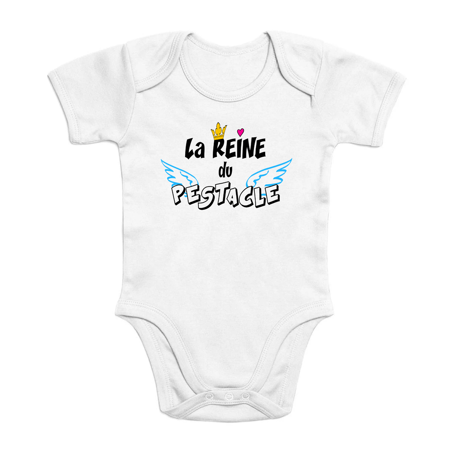 Bodysuit - Queen of the show - 100% Organic Cotton