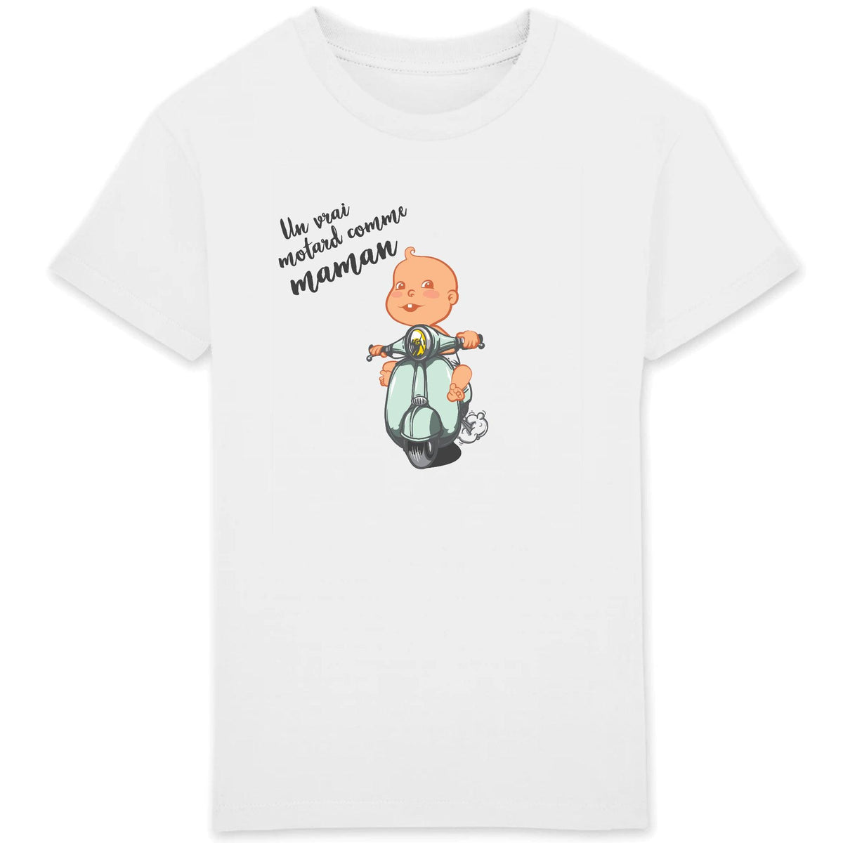 Kid's 100% Organic T-shirt - Biker like Mom