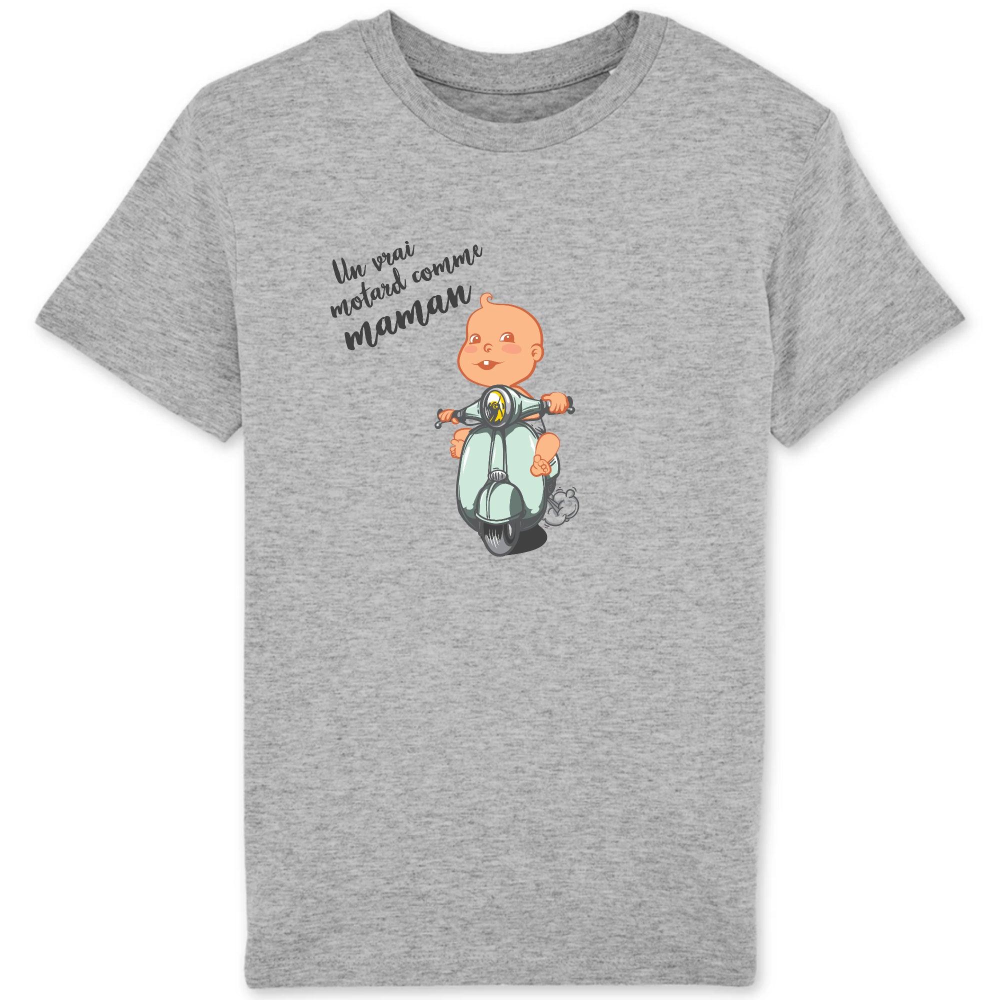 Kid's 100% Organic T-shirt - Biker like Mom