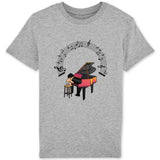 T-shirt neonato - pianista
